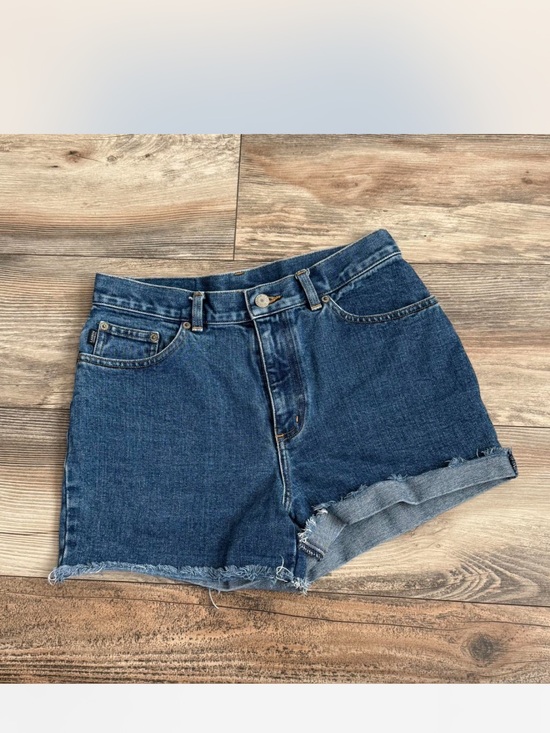 Ralph Lauren Pants - Ralph Lauren Dark Blue Cuffed Denim Shorts